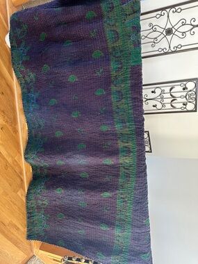 Kantha Indigo 1 Reversible Twin